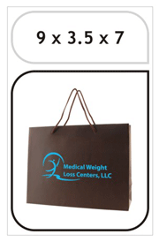 9 x 3.5 x 7  Matte Laminated Eurototes