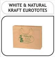 White & Natural Kraft Eurototes