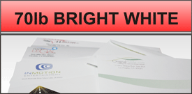 Full Color Letterheads printed on 70lb Bright White Paper