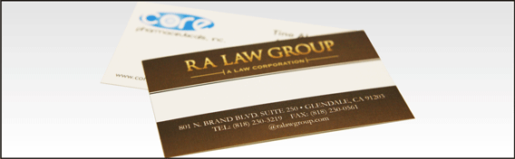 Full Color Linen Business Cards