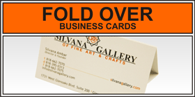Full Color Fold Over Business Cards